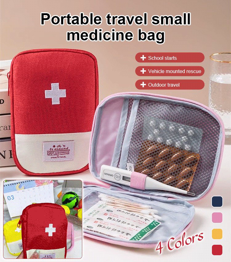 Portable Travel Pocket Medicine Kit