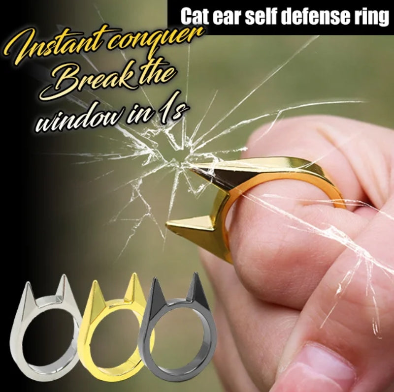 Cat Ear Self Defense Ring