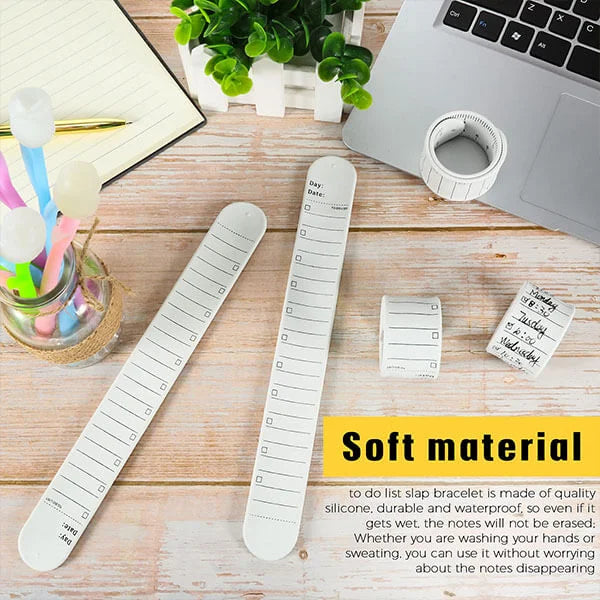 📝Reusable Silicone Memo Wrist Band