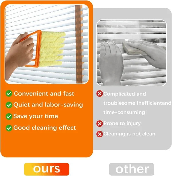 Blind Cleaner Useful Microfiber Window Cleaning Brush