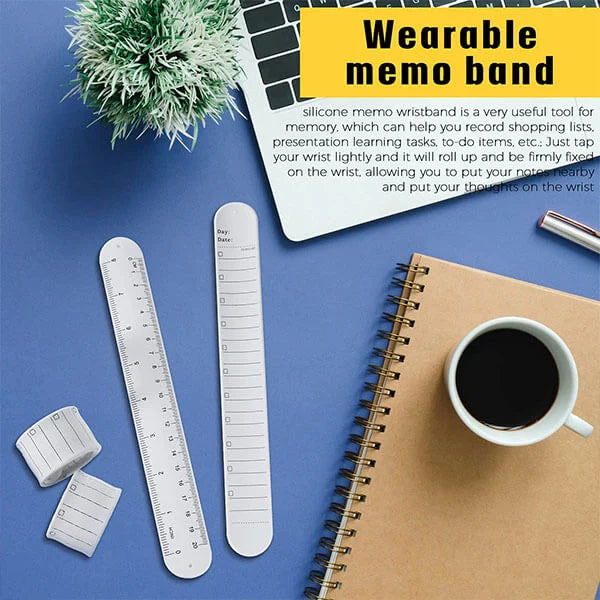 📝Reusable Silicone Memo Wrist Band