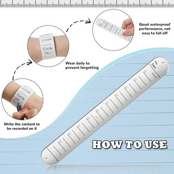 📝Reusable Silicone Memo Wrist Band