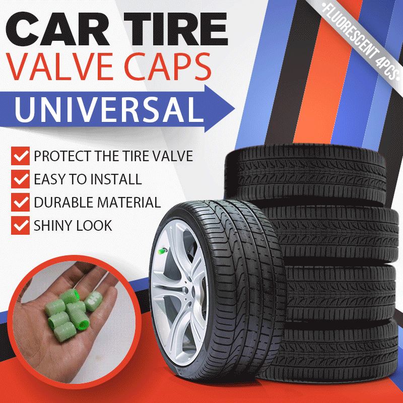 Essential for night travel: fluorescent tire caps