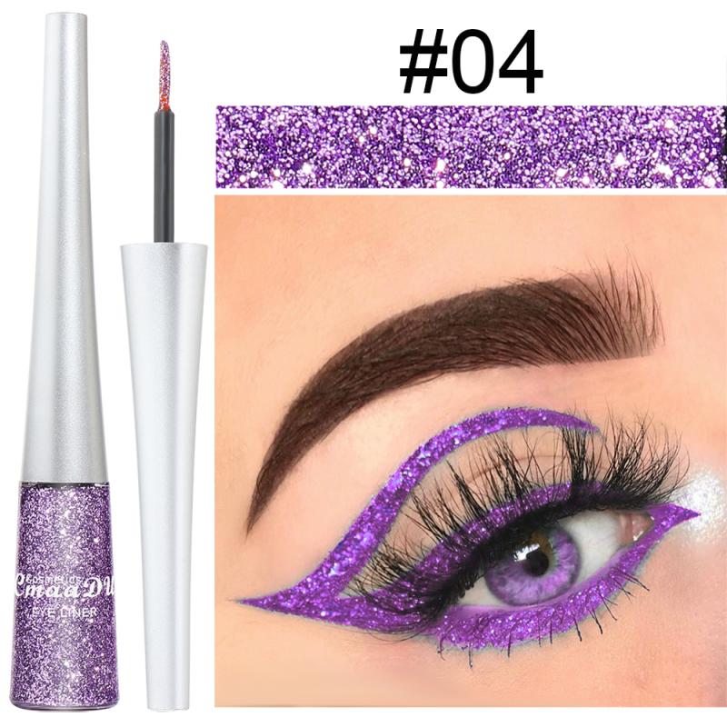 Shiny Eye Liners Colorful Liquid Glitter Eyeliner