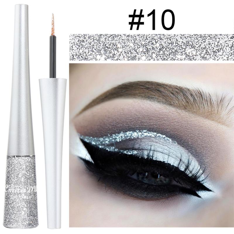 Shiny Eye Liners Colorful Liquid Glitter Eyeliner